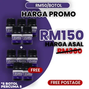 Set 5 Botol + Percuma 5 Botol